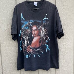 Tennessee River Thunder Vintage Tee Graphic Wolf XL